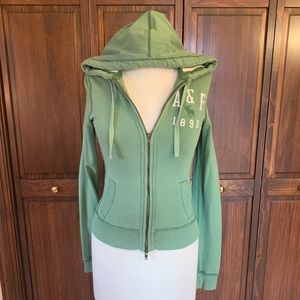 SOLD. Abercrombie and Fitch Green Hoodie